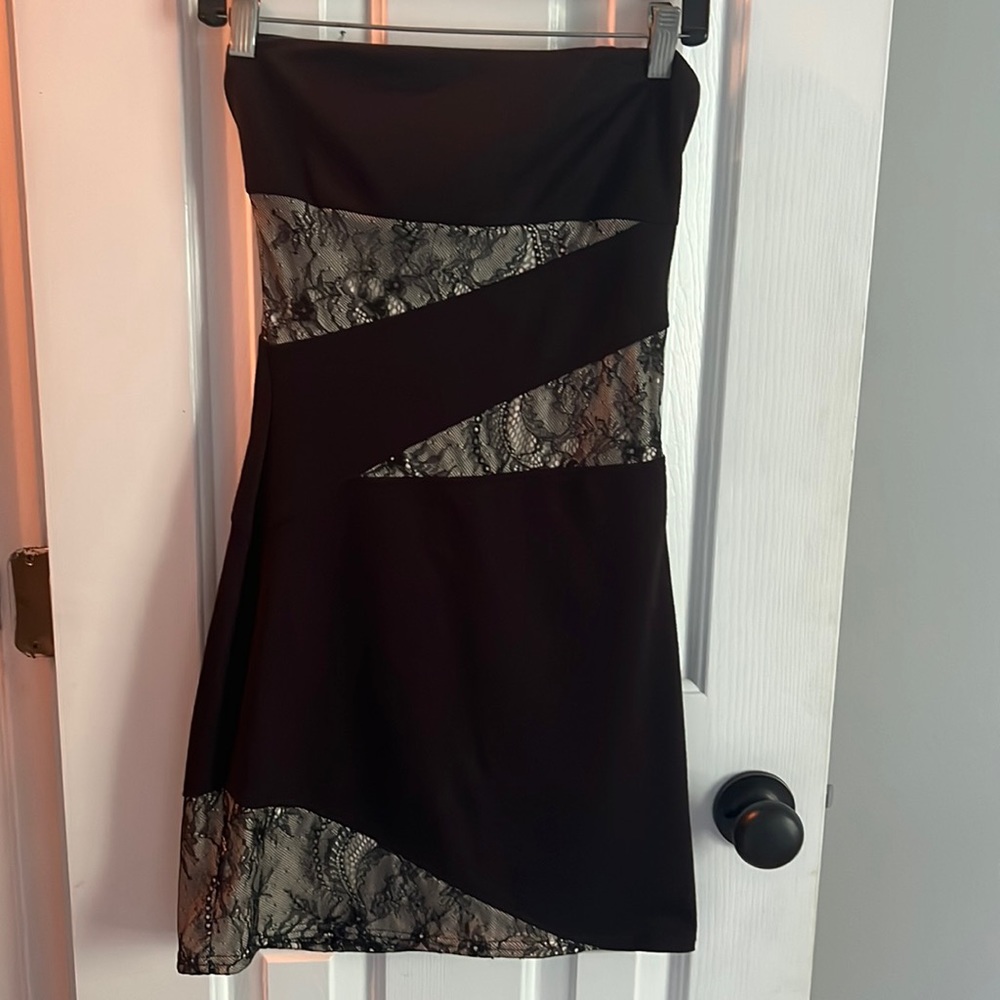 Little Black Dress with Lace